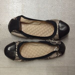 Vince Camuto Snakeskin Ballet Flats